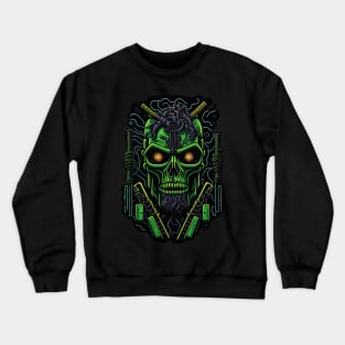 Cyborg Heads S02 D21 Crewneck Sweatshirt